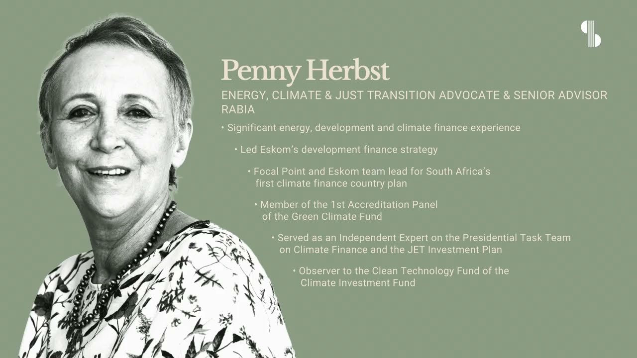 Episode 1: Penny Herbst — Is a climate investment plan a prerequisite for accessing resources?