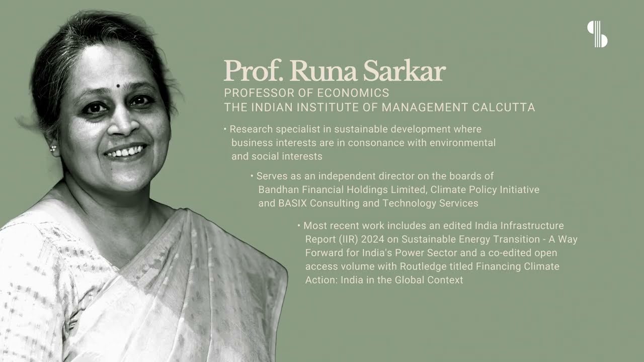 Episode 2: Prof. Runa Sarkar — Is a Climate Investment Plan a Prerequisite for Accessing Resources?